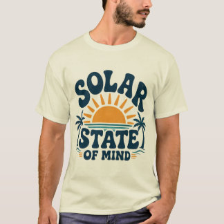 Camiseta Diseño de vacaciones de verano con palmera de sol