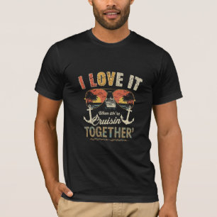 Camiseta Diseño de vacaciones en crucero Cruisin Together