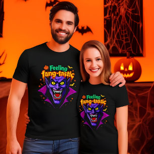 Camiseta Diseño de vampiros Fang Tastic Halloween