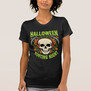 Camiseta Diseño de vector de calavera de guadaña de noche d