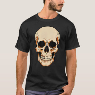 Camiseta Diseño de vector de calavera de Halloween vintage