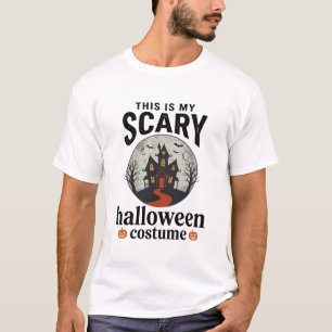 Camiseta Diseño de vector de casa embrujada de disfraz de H