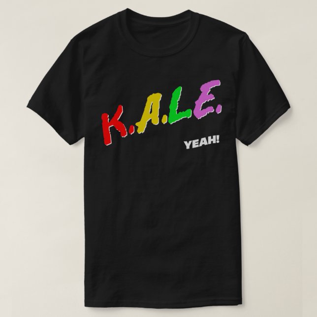 Camiseta Diseño de veganismo original estilo Kale Yeah retr (Diseño del anverso)