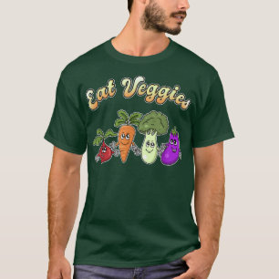 Camiseta Diseño De Vegetales Cuidados Para Hombres Vegetale