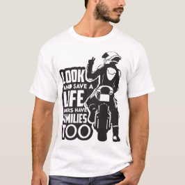 Camiseta Diseño de velocidad y libertad en moto