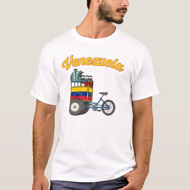 Camiseta Diseño de Venezuela para los venezolanos (Anverso)