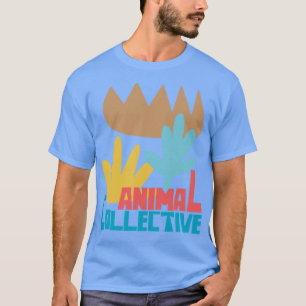 Camiseta diseño de ventilador de aspecto colectivo animal