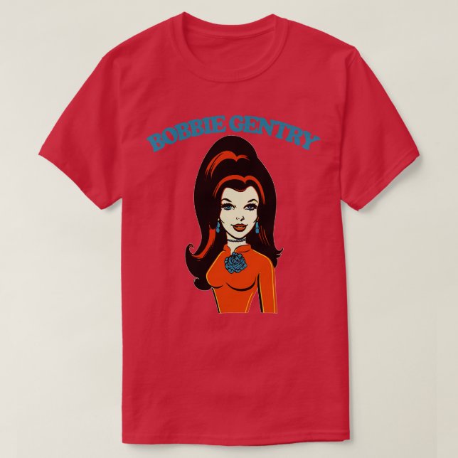 Camiseta Diseño de ventilador de estilo retro para Bobbie G (Diseño del anverso)