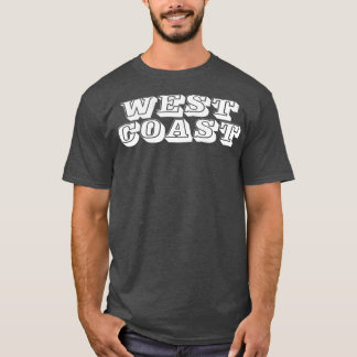 Camiseta Diseño de ventilador de hip hop de la Costa Oeste 