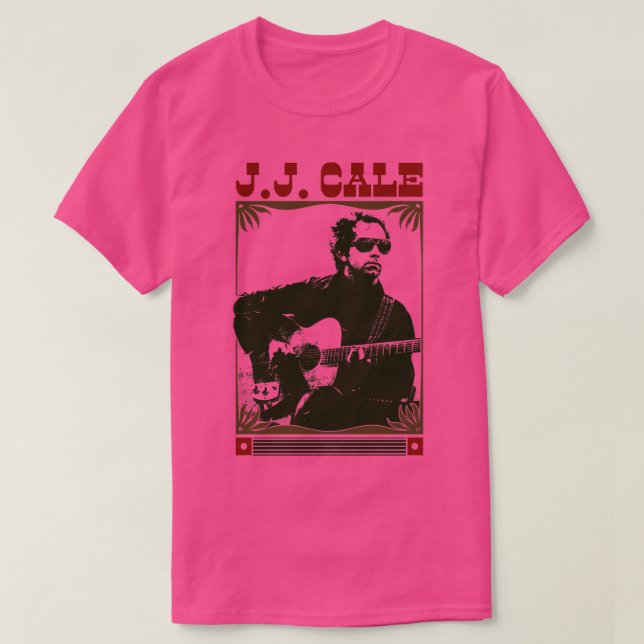 Camiseta Diseño de ventilador de JJ Cale Retro (Diseño del anverso)