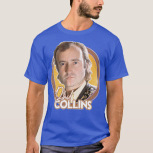 Camiseta Diseño de ventilador estético de Phil Collins Retr