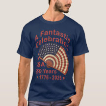 Diseño de ventilador patriótico de 250 años de EE.