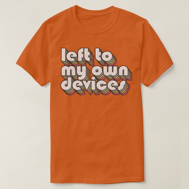 Camiseta Diseño de ventilador Synthpop de 80 de izquierda a (Diseño del anverso)