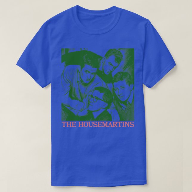 Camiseta Diseño de ventiladores con estilo de Housemartins  (Diseño del anverso)