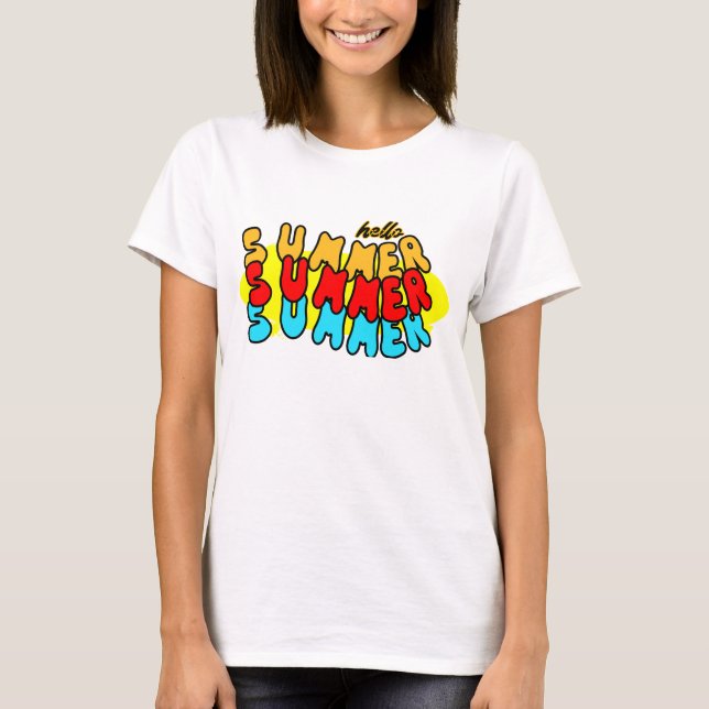 Camiseta Diseño de verano (Anverso)