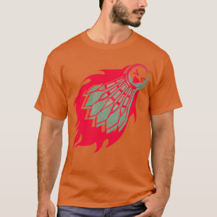 Camiseta Diseño de verano de Badminton on Fire por Tobe Fon