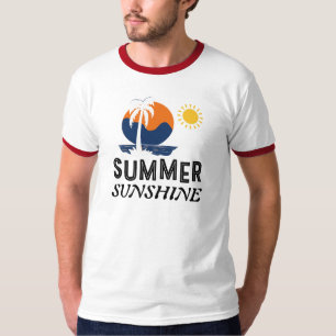 Camiseta Diseño de Verano Soleado