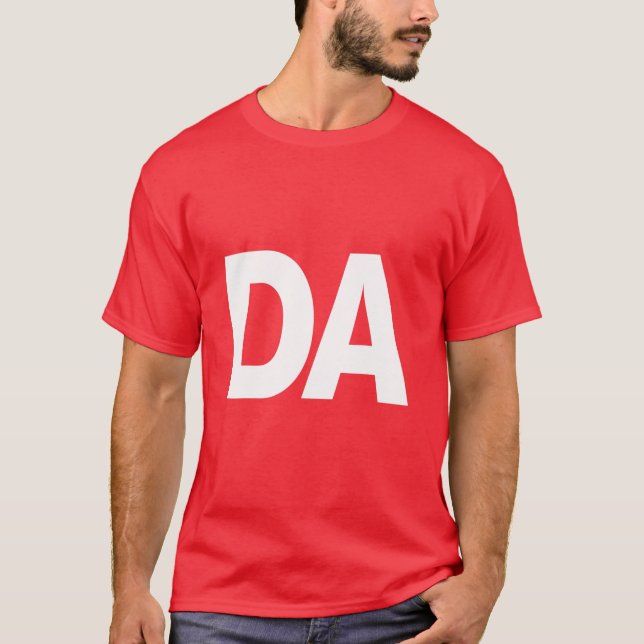 Camiseta Diseño de vestuario de grupo DA para hombres canad (Anverso)