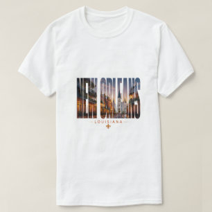 Camiseta Diseño de viaje de Nueva Orleans Luisiana