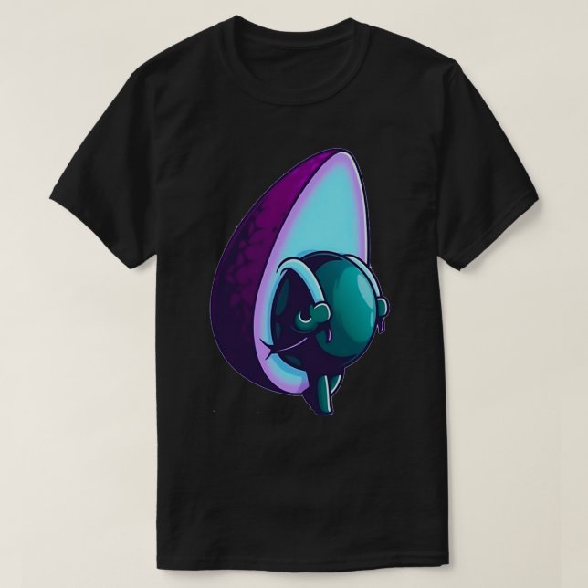 Camiseta diseño de viajes de aguacate (Diseño del anverso)