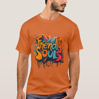 Camiseta Diseño de vibraciones amigables