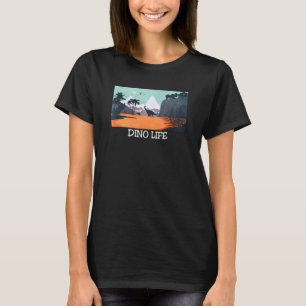 Camiseta Diseño de vida de Dino personalizado - Impresión l