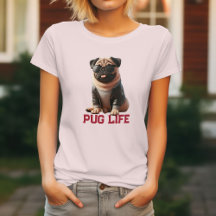 ¡Diseño de vida de pug lindo para amantes de pugs!