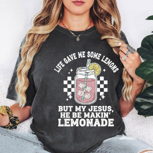 Camiseta Diseño de Vida Dio Limones Jesús Hace Limonada Cri