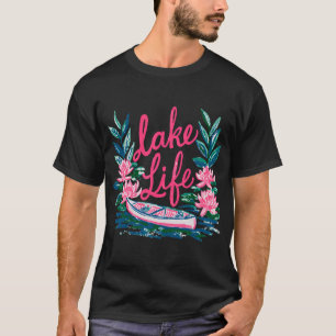 Camiseta Diseño de vida en el lago Preppy