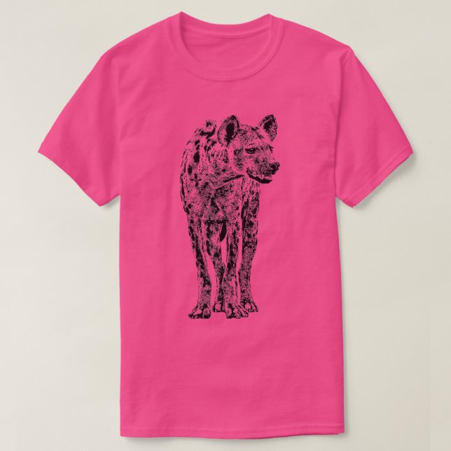 Camiseta Diseño de vida silvestre Spots Hyena para fans de  (Diseño del anverso)