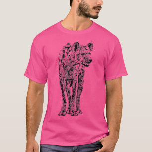 Camiseta Diseño de vida silvestre Spots Hyena para fans de 