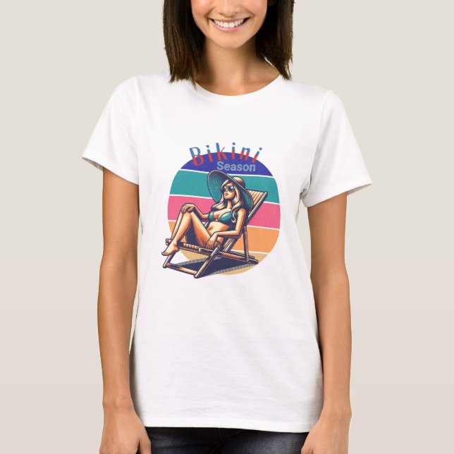 Camiseta diseño de vídeo de verano (Anverso)