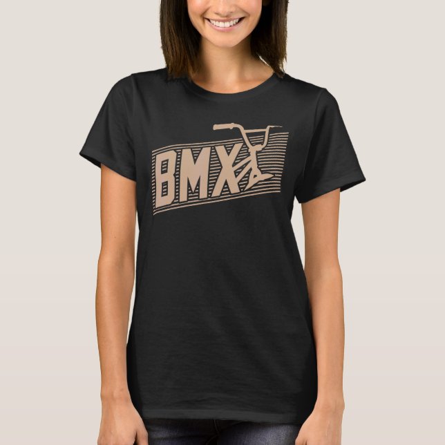 Camiseta Diseño De Videociclista Bmx (Anverso)