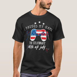 Camiseta diseño de videojuegos genial, 4 de july gamer