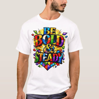 Camiseta Diseño de vidrio teñido