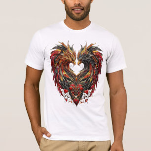 Camiseta Diseño de vidrios para dragones encantados