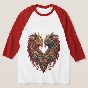 Camiseta Diseño de vidrios para dragones encantados