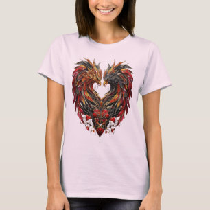 Camiseta Diseño de vidrios para dragones encantados