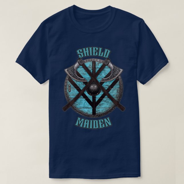 Camiseta Diseño de Viking Shield Maiden (Diseño del anverso)