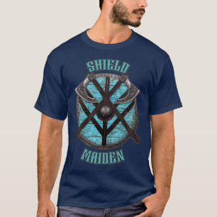 Camiseta Diseño de Viking Shield Maiden