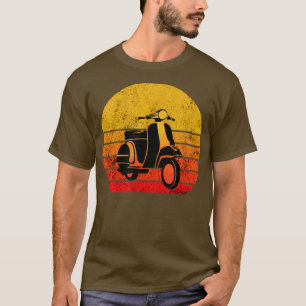 Camiseta Diseño de vintage de Scooter Oldschool Retro para