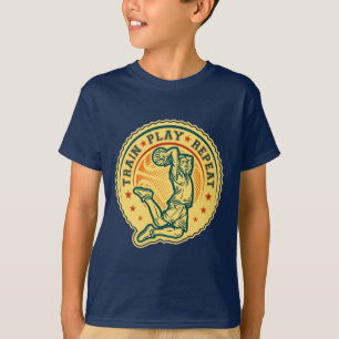 Camiseta Diseño de vintage de slam Dunk en baloncesto