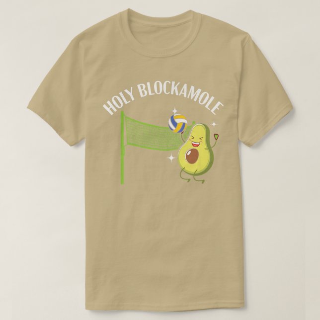 Camiseta Diseño de voleibol de Blockamole (Diseño del anverso)