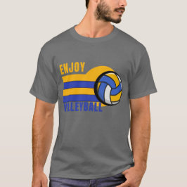 Camiseta Diseño de voleibol divertido