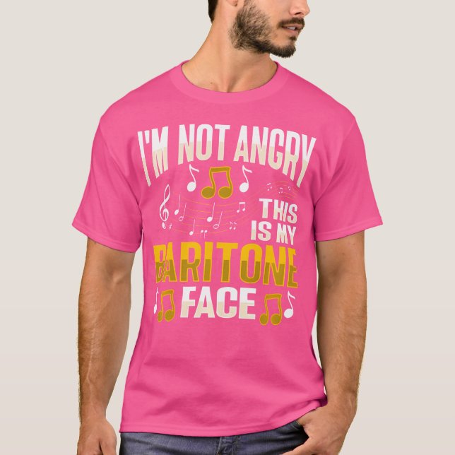 Camiseta Diseño De Voz Baritone Para Un Coro (Anverso)
