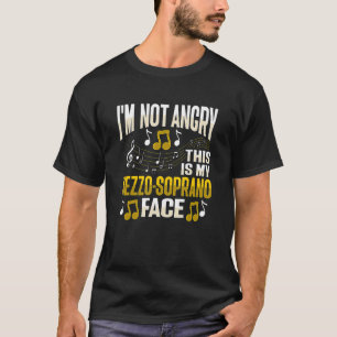 Camiseta Diseño de voz Mezzo-Soprano para un miembro de cor