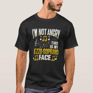 Camiseta Diseño de Voz Mezzo-Soprano para un Miembro del Co