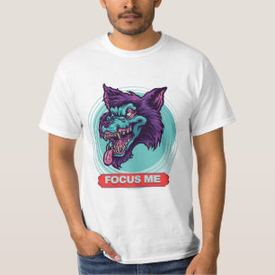 Camiseta Diseño de Wolf Head