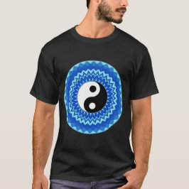 Camiseta Diseño de Ying yang mandala (símbolo yin y yang)  