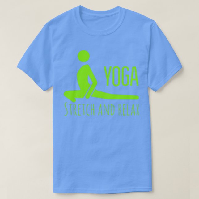 Camiseta Diseño de yoga 2 (Diseño del anverso)